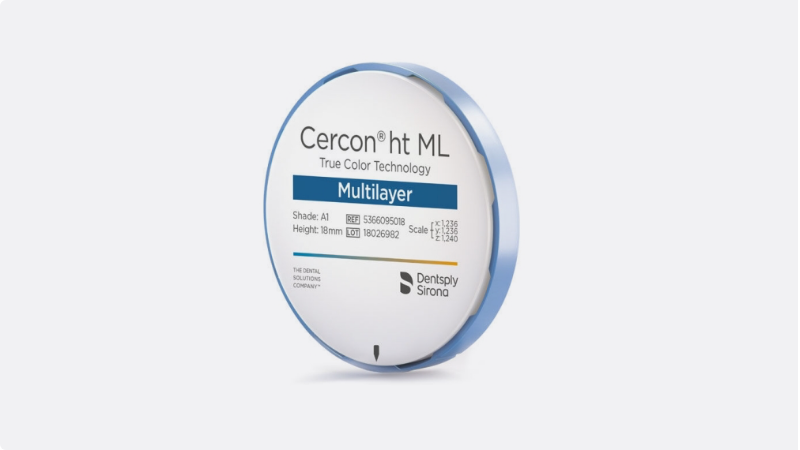 Cercon ht ML: Dental Zirconia | Dentsply Sirona