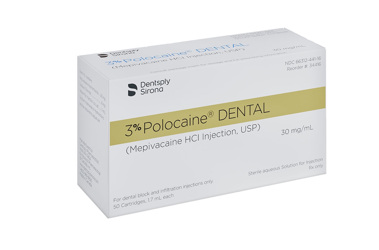3% Polocaine: Mepivacaine HCl Injection | Dentsply Sirona USA